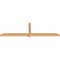 Ekena Millwork Eugene Smooth Timber Gable Bracket, Western Red Cedar, 96"W x 28"H x 3 1/2"D x 3 1/2"F, 7/12 Pitch GBW096X28X0404EUG00SWR - alternate 4